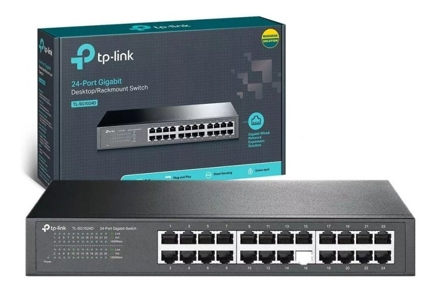 Switch Tp-link Tl-sg1024d Gigabit Rackeable