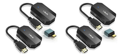 Adaptador Video Inalámbrico Hdmi Alta Definición Ulink Pack2 Negro
