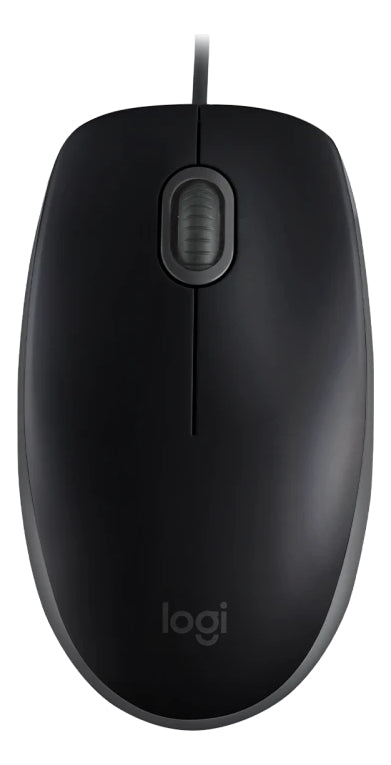 Mouse Alámbrico Usb Logitech M110 Click Silencioso Negro