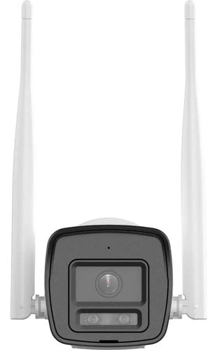 Cámara Ip Hikvision 4mp Wifi Luz Dual 30m Exterior Blanco