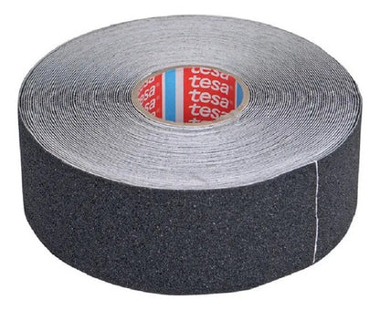 Cinta Antideslizante 50mm X 15m Para Piso Escalera Tesa Fs Color Negro