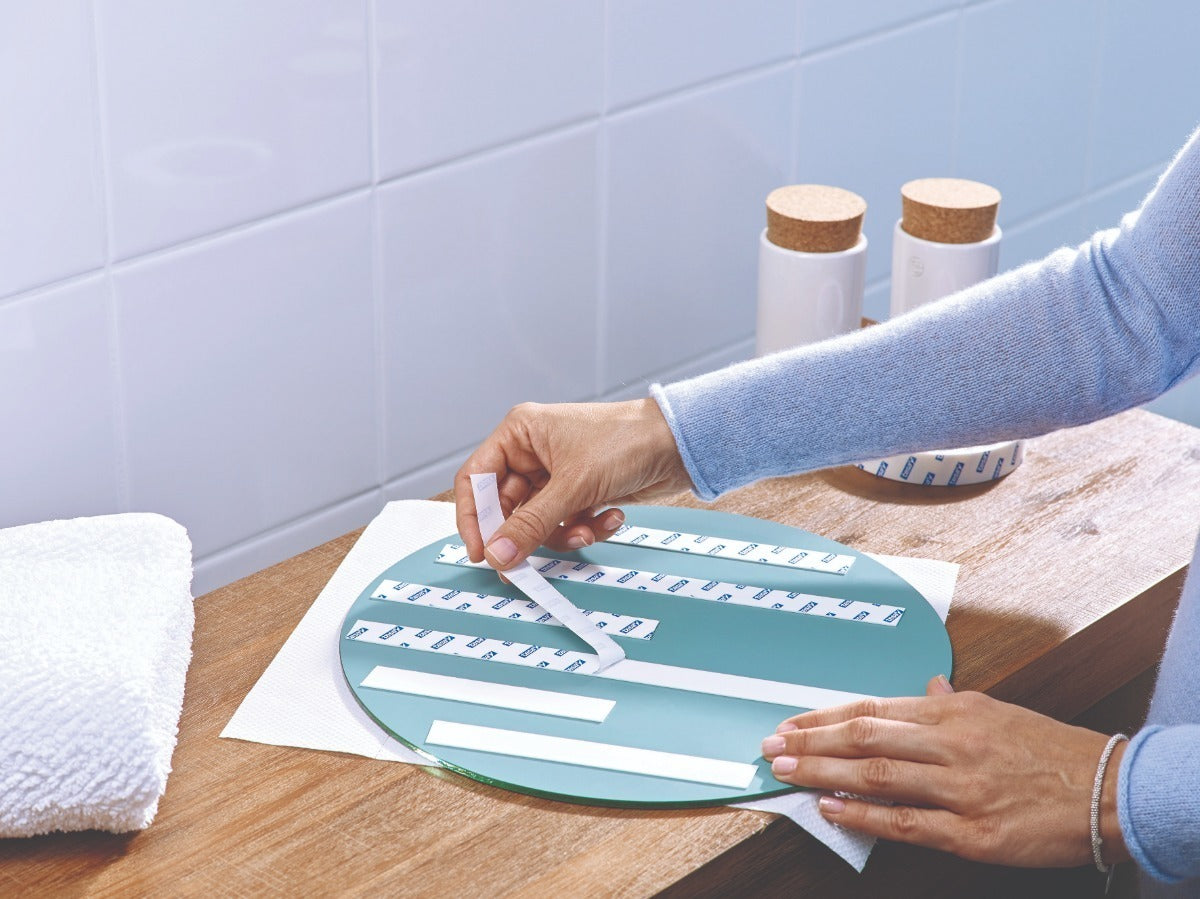 Cinta Doble Contacto Azulejo Metal Impermeable Tesa 5mtx19mm