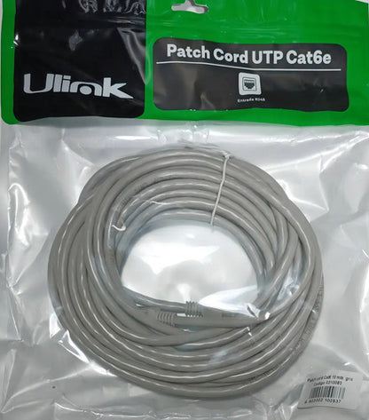 Cable Red Rj45 Cat6 Utp Patch Cord Categoría 6 30 Mtrs Ulink