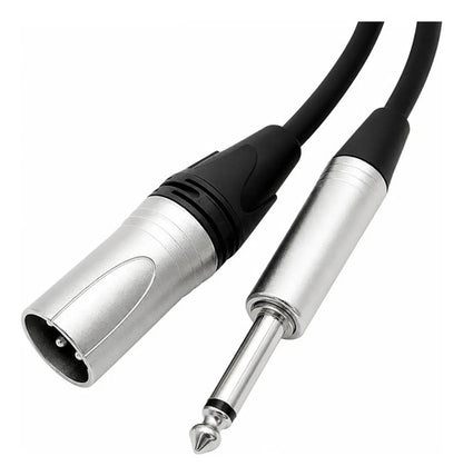 Cable De Audio Xlr Macho A Jack Mono De 6 Mts Ul-mic-xj4006