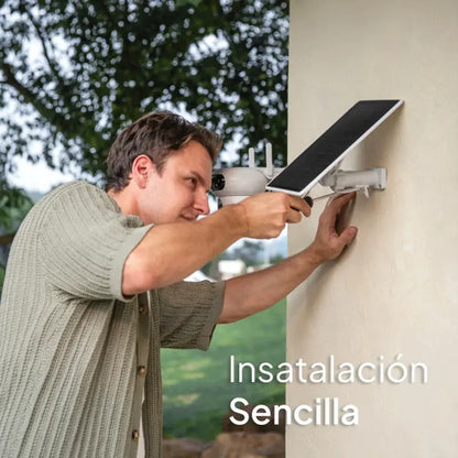 Camara Seguridad Wifi Dual Hb90 2k+ Y Panel Solar Ezviz Blanco