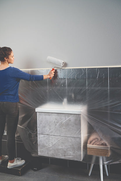 Pack 3 Plástico Protector Adhesivo 15mt X 2600mm 2 En 1 Tesa