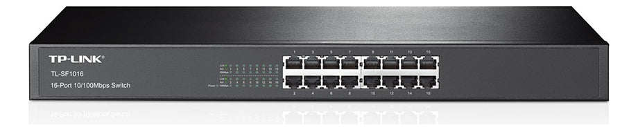 Switch 16 Puertos Rj45 10 100mbps Tl-sf1016 Tp-link Rack