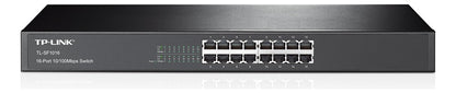 Switch 16 Puertos Rj45 10 100mbps Tl-sf1016 Tp-link Rack