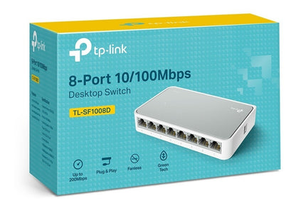 Switch Tp-link 8 Puertos 10/100mbps Tl-sf1008d Litewave