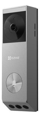 Video Portero Wifi Carga Solar Doble Lente Ep3x Pro 2k Ezviz Gris Oscuro