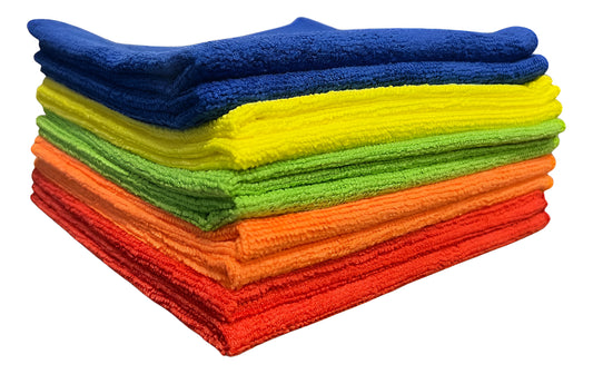 Paños Microfibra Secado Rápido 38 X 38 Cm Pack 10 Unidades