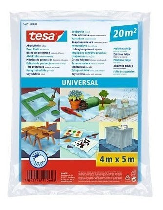 Pack X 5 Plástico Protector Universal Para Pintura Tesa