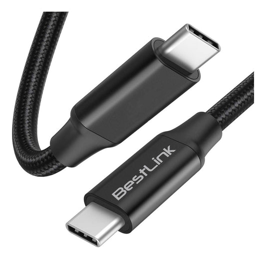Cable Usb Tipo C Carga Rápida 100w Anti Nudos 120cm Bestlink