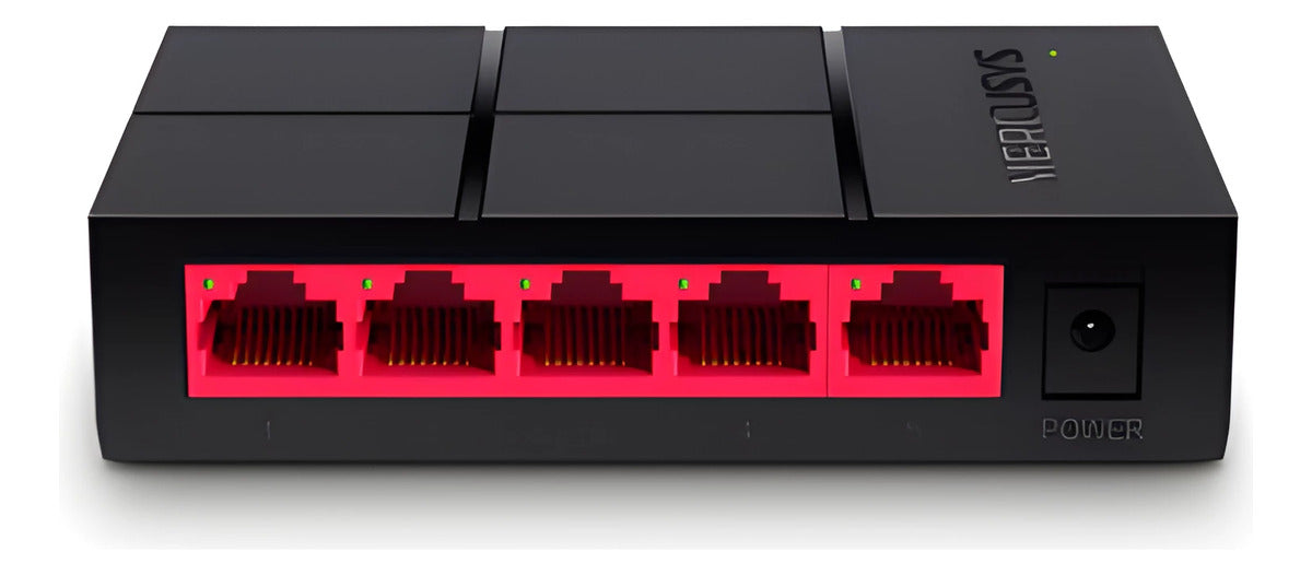 Switch 5 Puertos Gigabit Mercusys Ms105g Serie Desktop