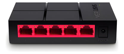 Switch 5 Puertos Gigabit Mercusys Ms105g Serie Desktop