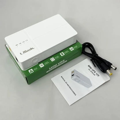Mini Ups Respaldo Energía 12v 24w Modem Cámaras Ulink Blanco