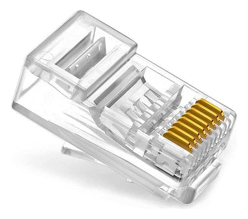 Conector Rj45 Cat 5e 100 Unidades