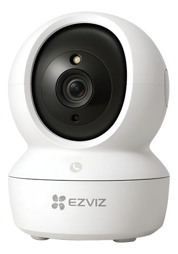Cámara Seguridad Wifi H6c Pro 2k Con Micro Sd 64 Gb Ezviz Blanco