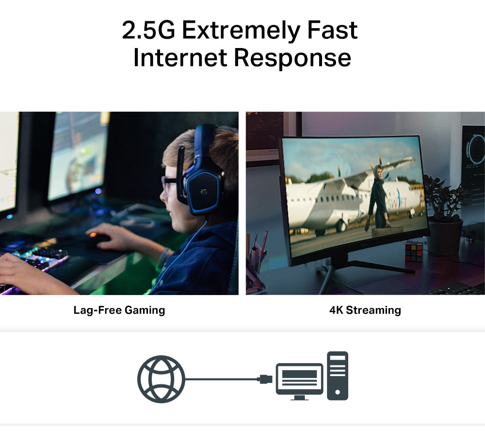 Adaptador Red Pcie Tx-201 2.5 Gbps Gigabit Tp-link