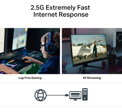 Adaptador Red Pcie Tx-201 2.5 Gbps Gigabit Tp-link