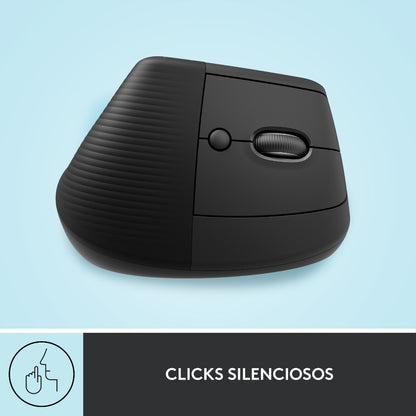 Mouse Vertical Bluetooth Ergonomico Diestro Logitech Grafito