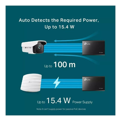Inyector Tp-link Poe Gigabit Tl-poe150s 15,4w