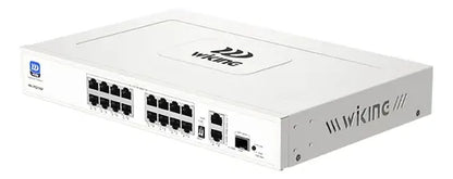 Switch Poe 16 Puertos Wiking Wk-ps219gf 180w 10/100mbps 250m