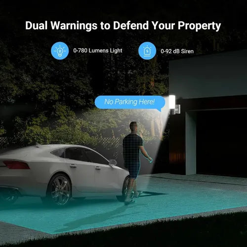 Cámara Lámpara Seguridad Wifi Dual Band El3 2k Ezviz Negro