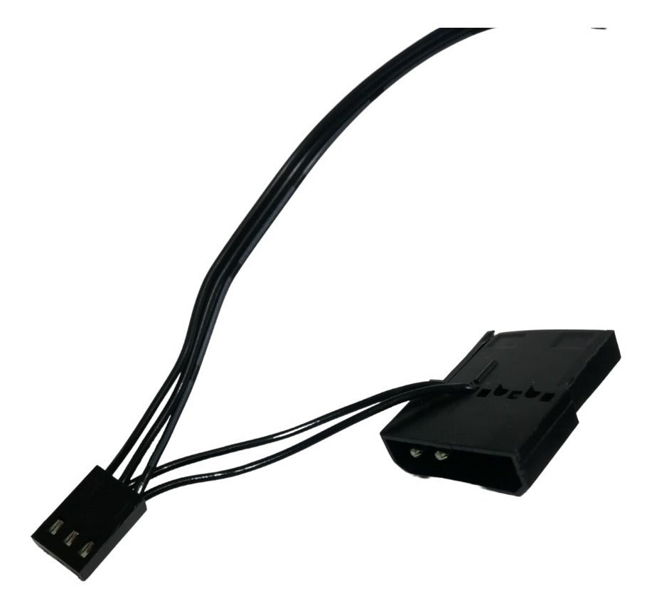 Ventilador Cooler Pc Luz Led Rgb 12cm Multicolor