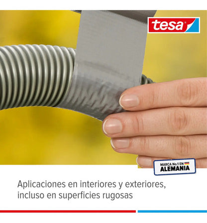 Cinta Duct Tape Tesa Universal Gris Extra Fuerte De Tesa Gris Liso