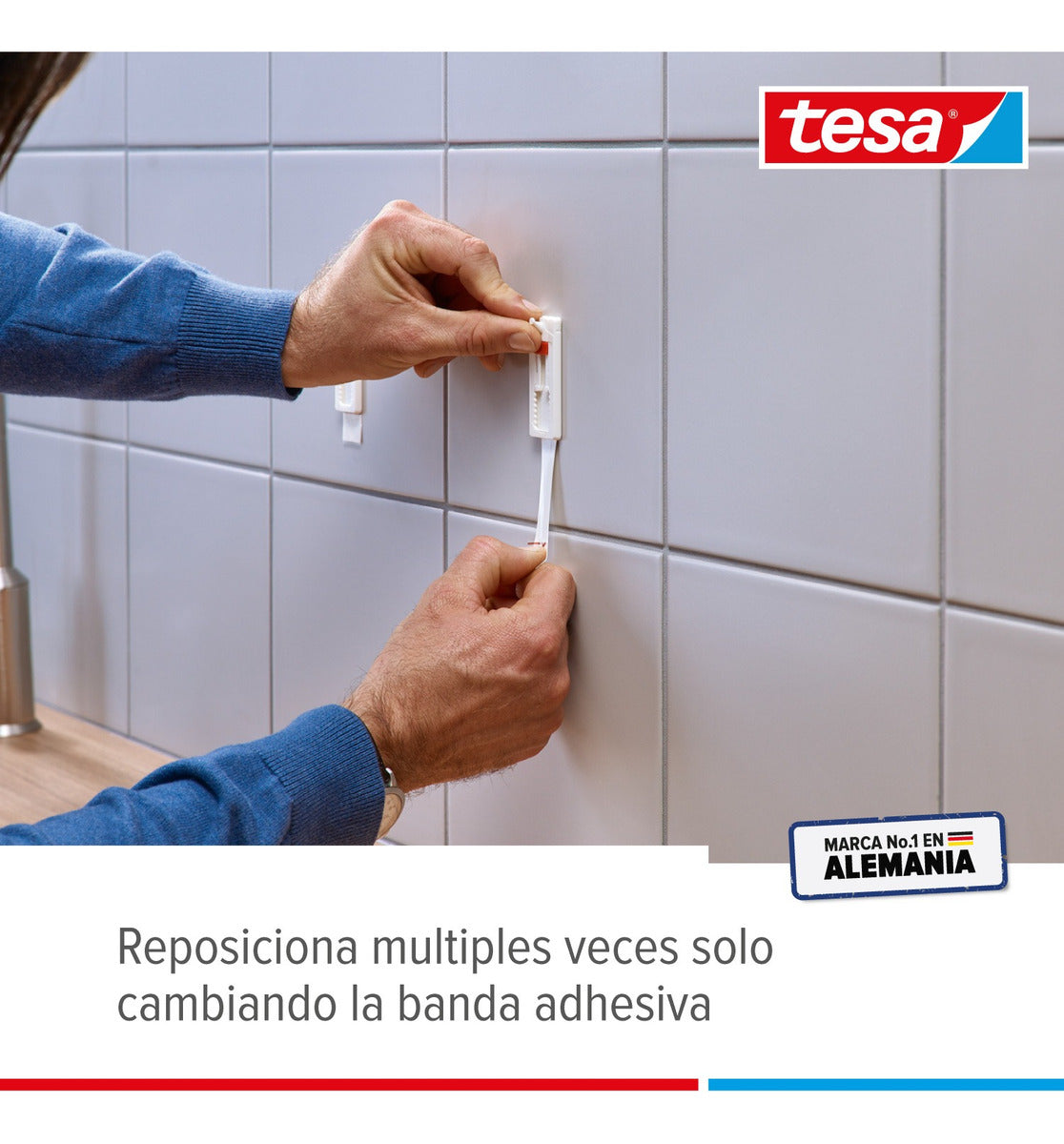 Blíster Clavo Adhesivo Para Azulejos Y Metal 3kg Tesa