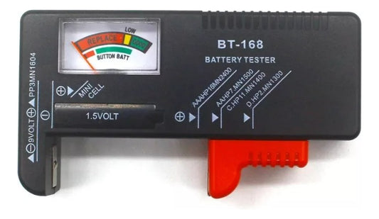 Tester Probador Pila Bateria Aa Aaa Varios Tamaños Hasta 9v