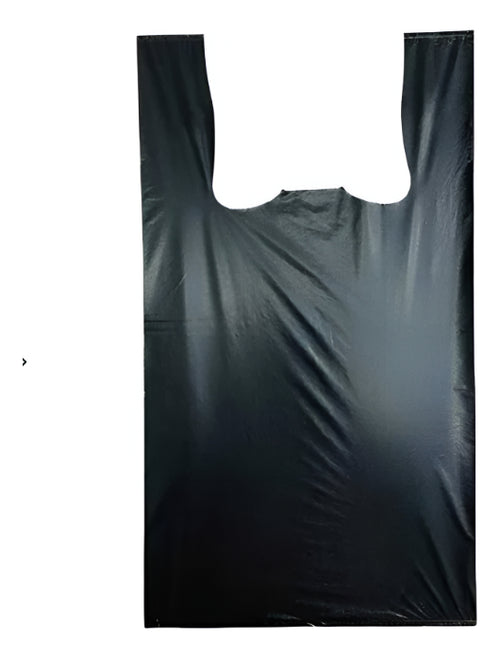 Bolsa Camiseta 50 X 60 100 Unidades Negro