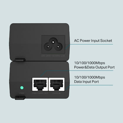 Adaptador Inyector Poe+ Gigabit Tp-link Tl-poe160s