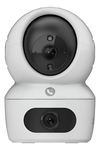 Cámara Pt Inteligente Wifi H7c Dual 2k + Panoramica Ezviz Blanco