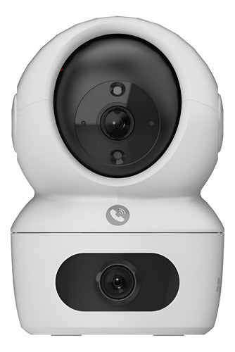 Cámara Pt Inteligente Wifi H7c Dual 2k + Panoramica Ezviz - Blanco