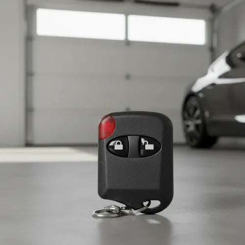 Control Remoto Porton Atc 2 Canales 433mhz Rolling Code Negro