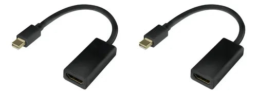 Cable Adaptador Thunderbolt Mini Displayport A Hdmi Pack 2 Negro