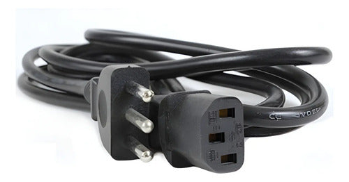 Cable Alimentación Cable Poder Pc Notebook 3 Mts Extra Largo