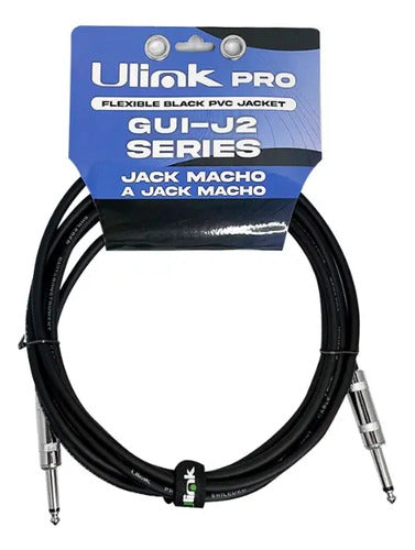 Cable De Audio Jack Macho A Jack Macho Mono 6m Ul-gui-j206