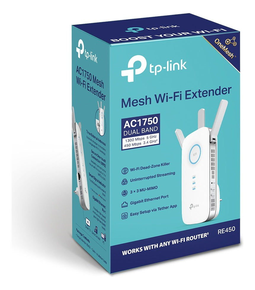 Extensor Red Wifi Ac1750 Re450 Dual Band 1300mbps Tp-link