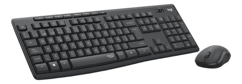Kit Teclado Y Mouse Inalámbrico Silencioso Mk295 Logitech Es
