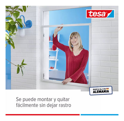 Pack X 3 Malla Mosquitera Ventanas 1,3m X 1,5m Blanca Tesa