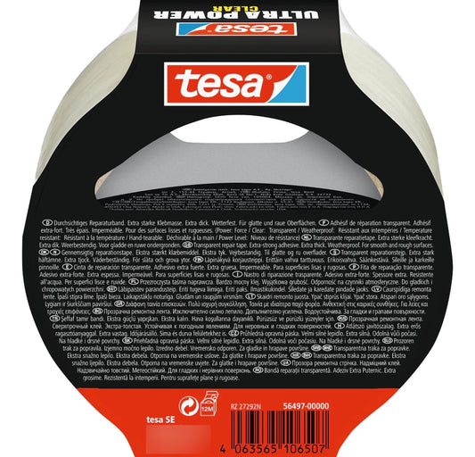 Cinta Reparación Ultra Power Invisible 20m X 48mm Tesa®