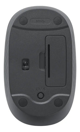 Pack 2 Mouses Logitech M196 Bluetooth Ligero Compacto Negro