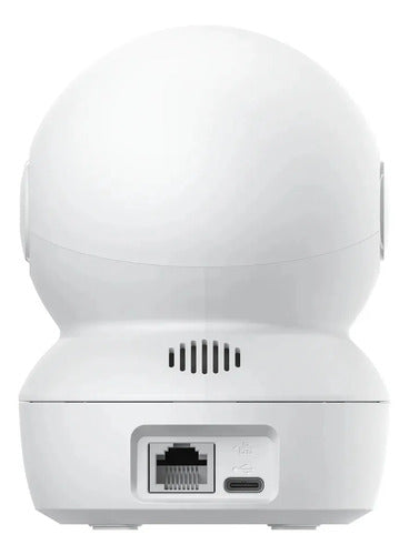 Ezviz H6c Pro 2k+ Cámara De Seguridad Wifi 4mp Pt Alexa To Color Blanco