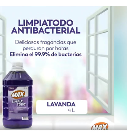 Limpia Todo Líquido Piso Antibacterial 900 Ml Brisa Marina