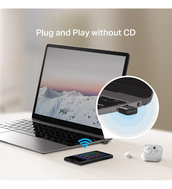 Adaptador Usb Wifi Nano Ma12n 300mbps Mercusys