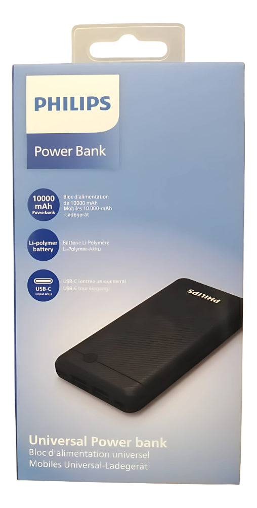 Cargador Portátil Power Bank 10.000 Philips Universal Usb-c