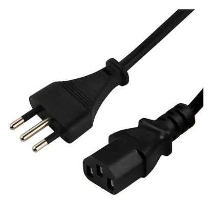 Cable Poder Pc Notebook 3 Metros Largo Reforzado C13 Pack 2